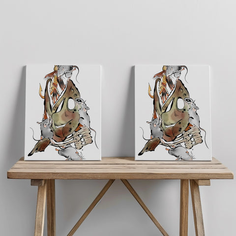 Quadro canvas il-banchetto