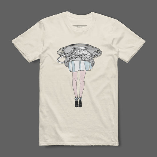 Stylish Optical Illusion Legs Design Shirt
