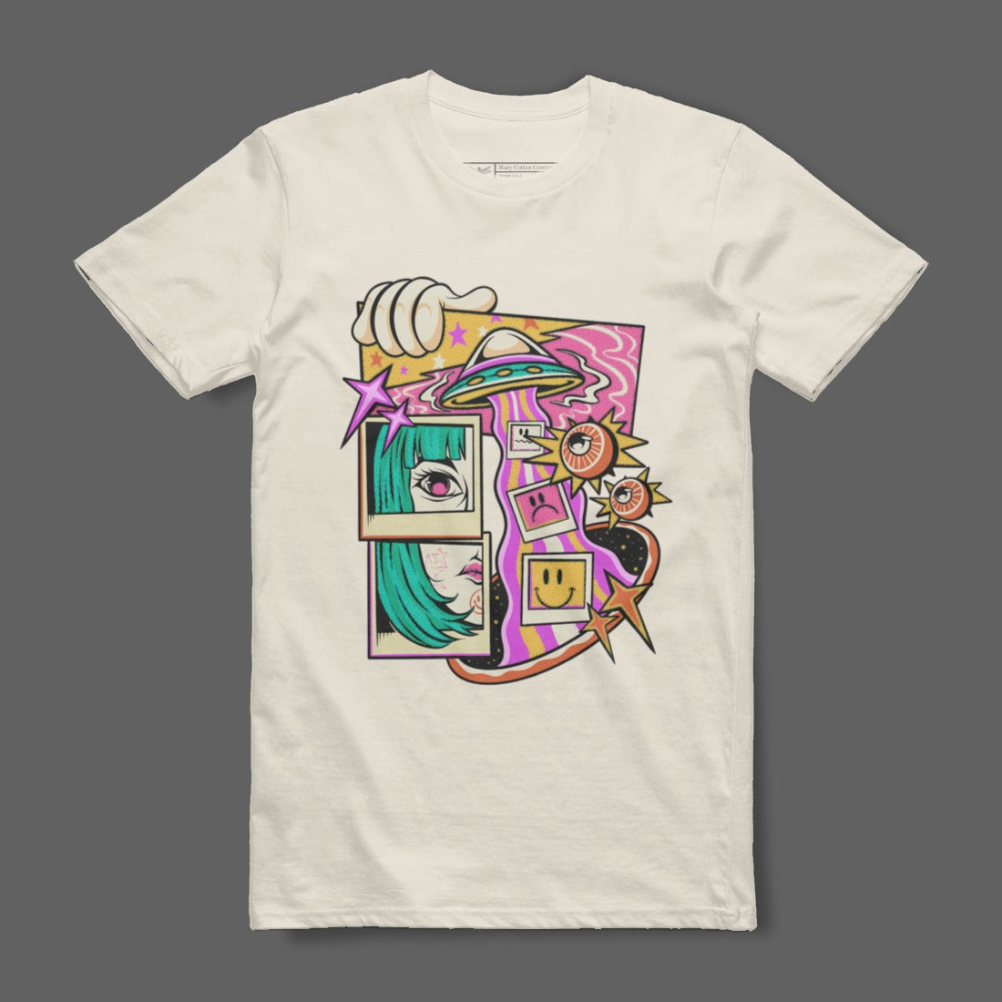 Colorful Abstract Art Design T-Shirt Fashion Apparel