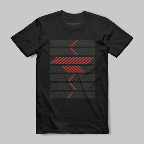 Stylish Graphic Tee with Geometric Design Shirt