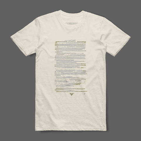Unique Graphic Design Cream Color T-Shirt