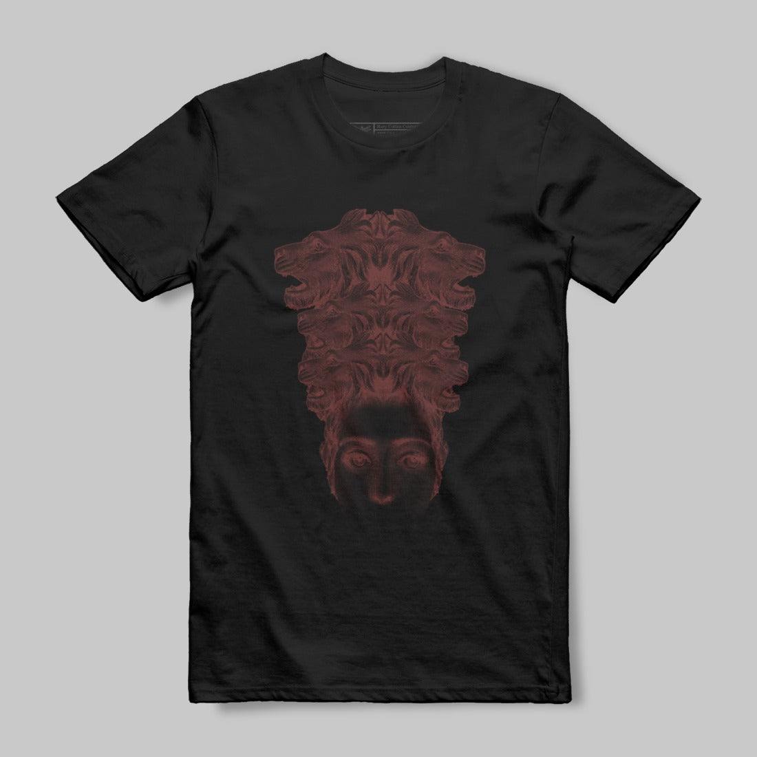 Gothic Art Medusa Design Graphic T-Shirt