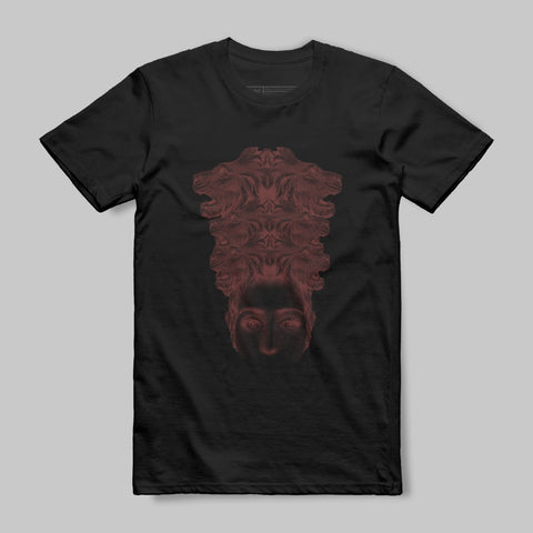 Gothic Art Medusa Design Graphic T-Shirt