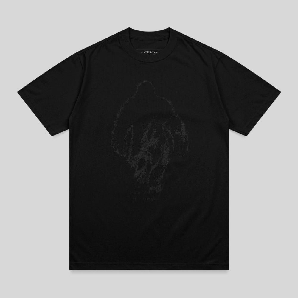 COTTON CO Black Shadowy Creature Silhouette T-shirt product type