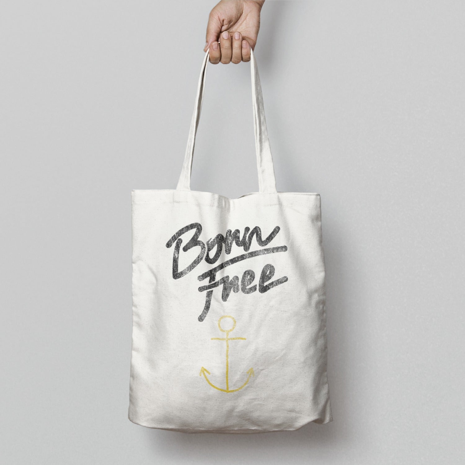 Born Free Anchor Design Tote Bag fashion accessory