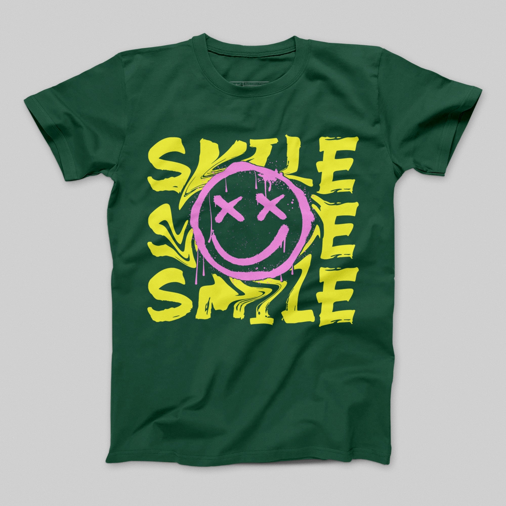 Smile Graphic Design Tee for a Bold Urban Look