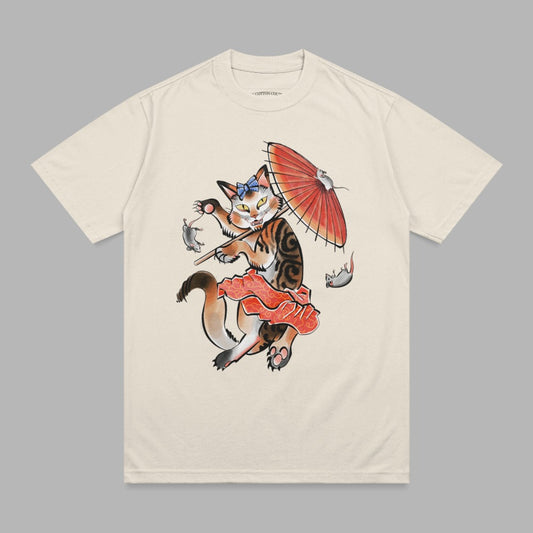 Ukiyo-e style cat umbrella design product type