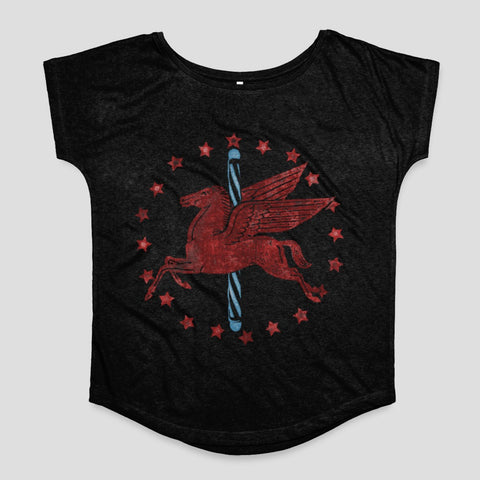 Vintage Pegasus Graphic Black T-Shirt Product
