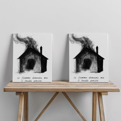 Quadro canvas le-fiamme