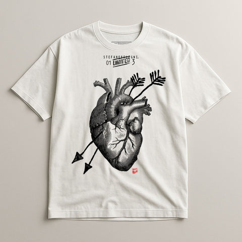 Heart with Arrows Graphic T-Shirt Design