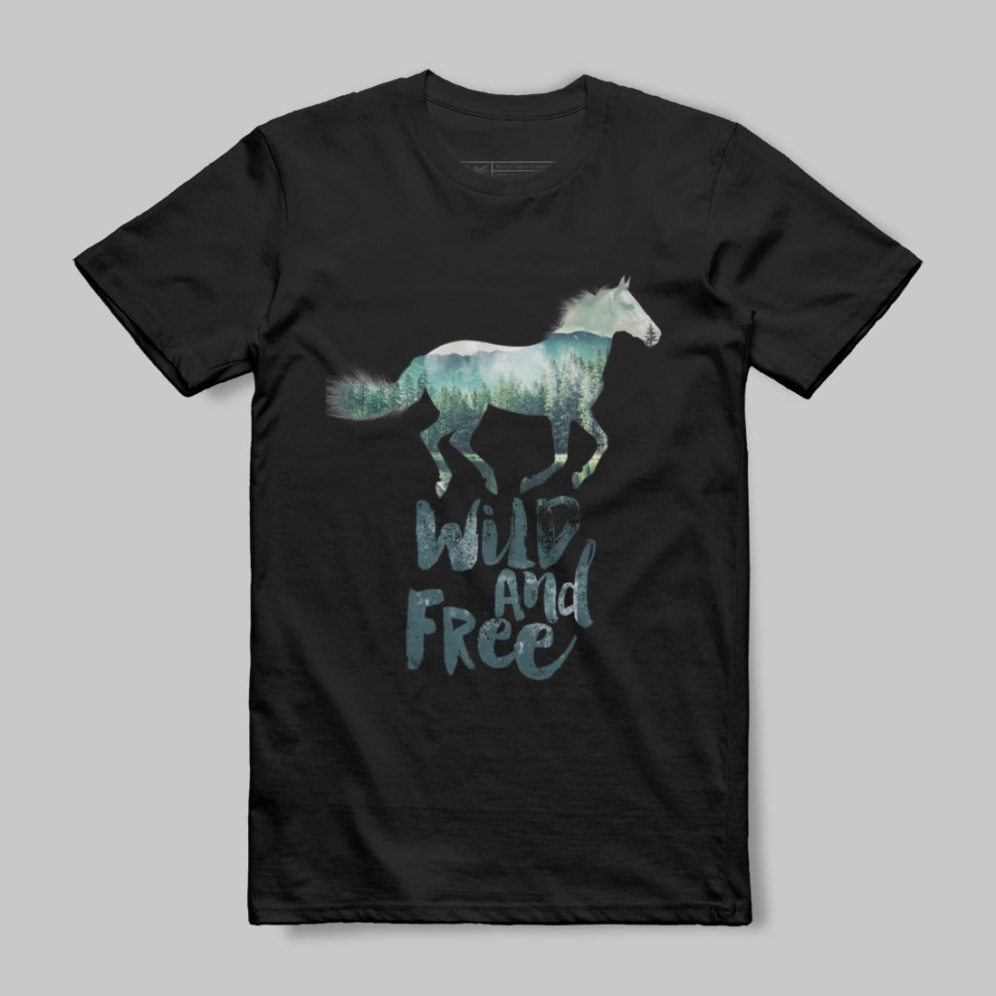 Wild and Free Horse Graphic T-Shirt
