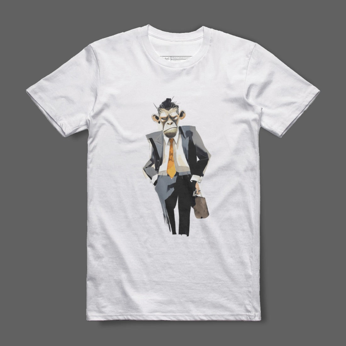 Stylish Business Monkey Graphic Tee