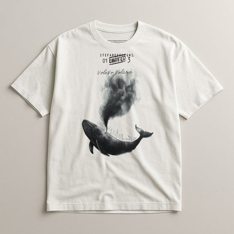 Limited Edition Whale Graphic Print T-Shirt