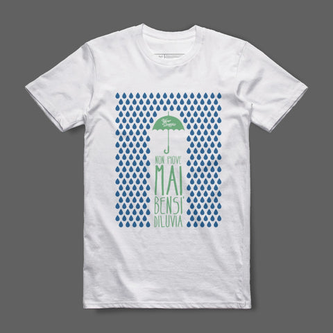 Motivational Rain Drops Graphic Tee Diluvia