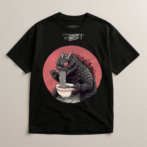 Monster Eating Ramen Graphic Tee Product