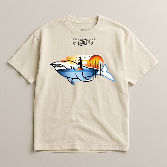 Stef Andraegt 01 Limited 3 Whale Graphic T-Shirt