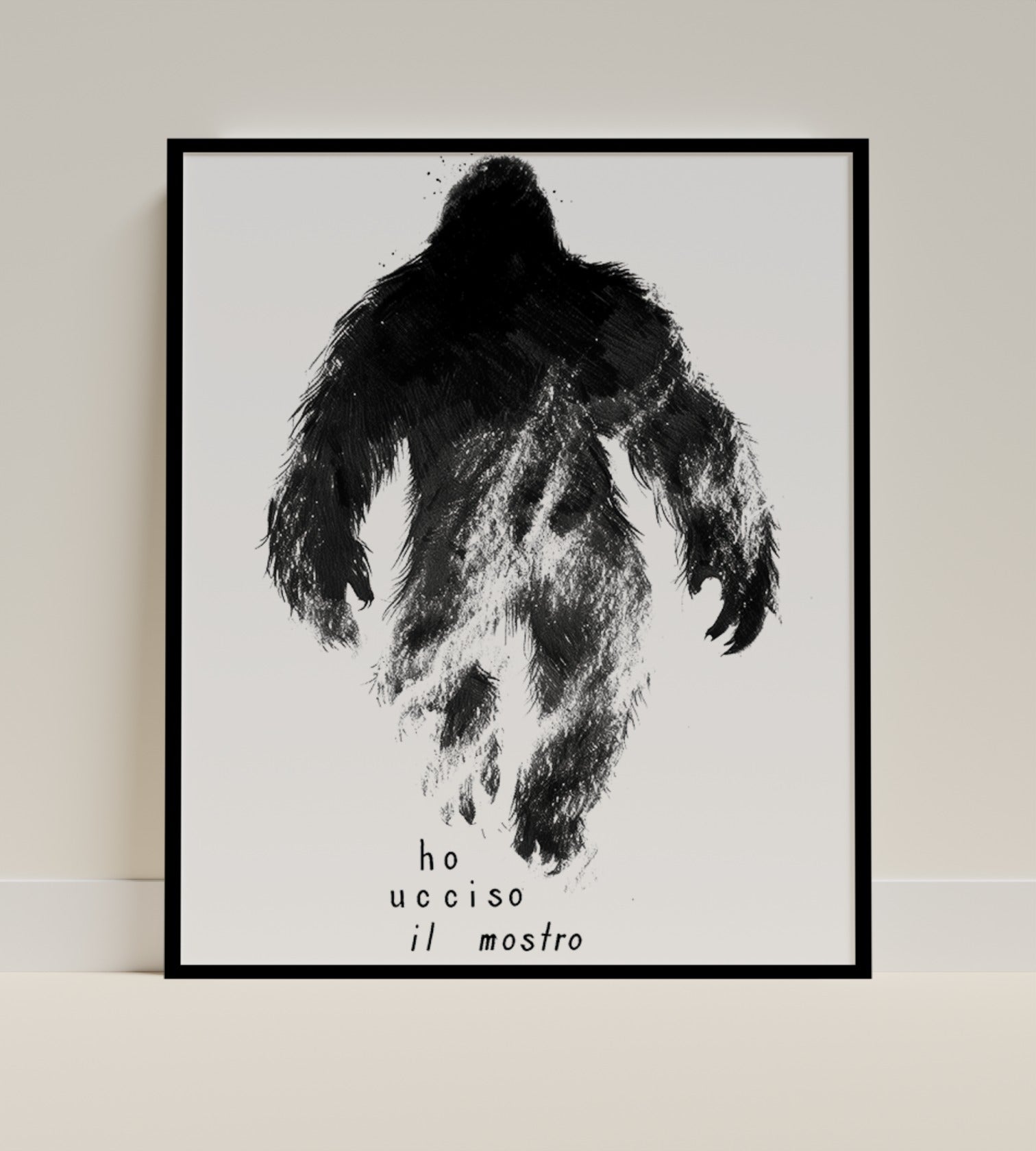 Ho Ucciso Il Mostro Art Print for Home Decor