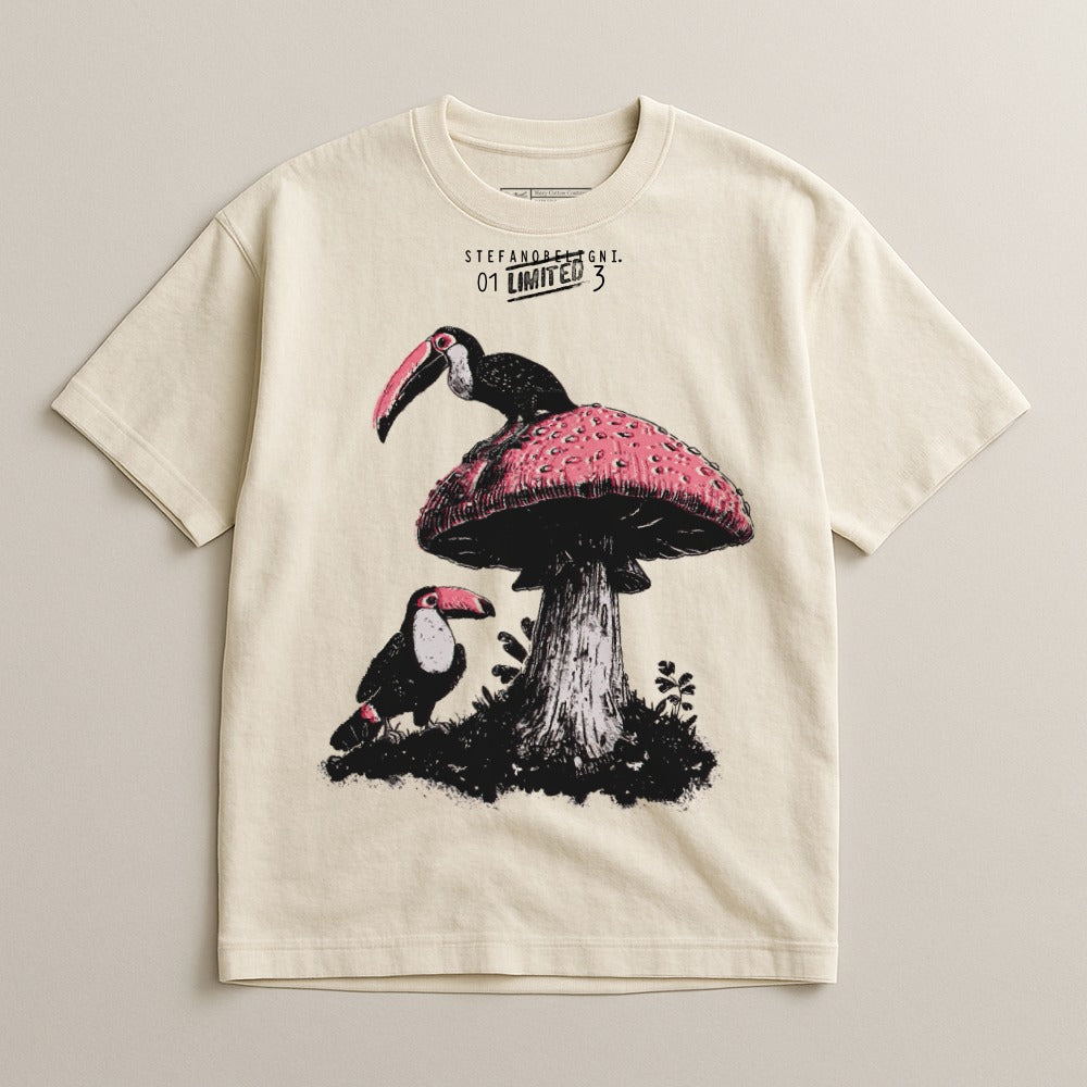 Stef Anderkant GT 01 Laminet 3 Toucan Mushroom Tee