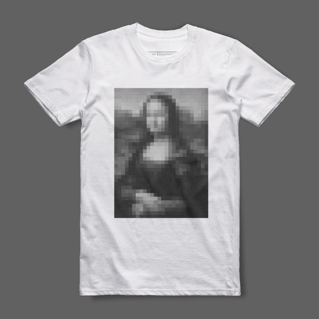 Pixelated Mona Lisa T-Shirt Fashion Statement