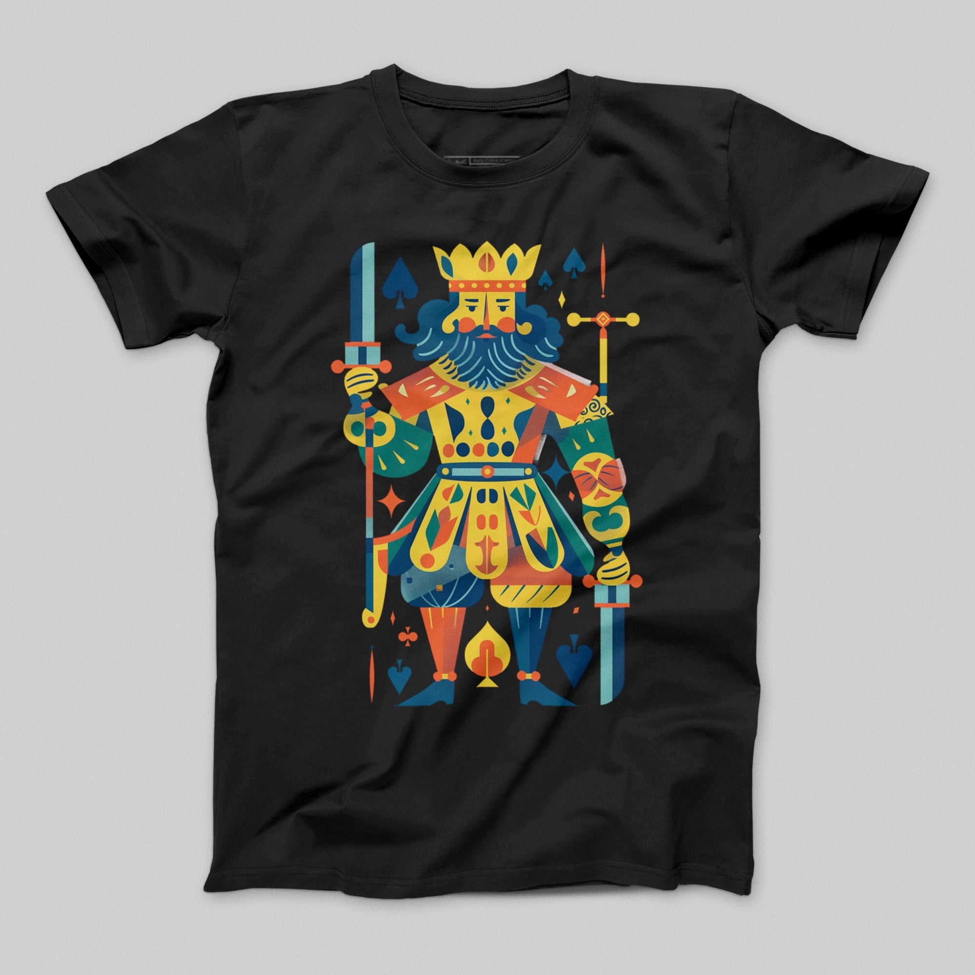 Colorful King Playing Card Design Graphic Tee product