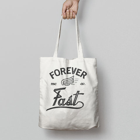 Forever Fast Graphic Print Tote Bag Product