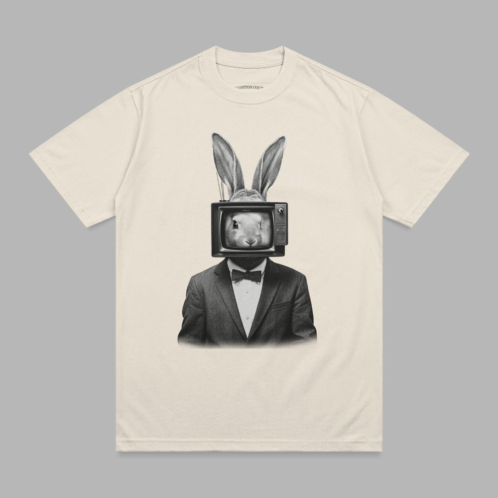 Rabbit TV Head Suit Creative Visual Display product type