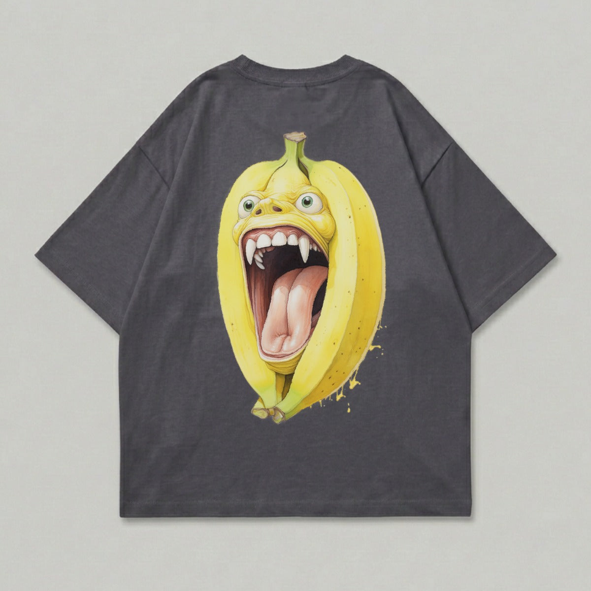 Screaming Banana Monster Yellow Grey Design product type