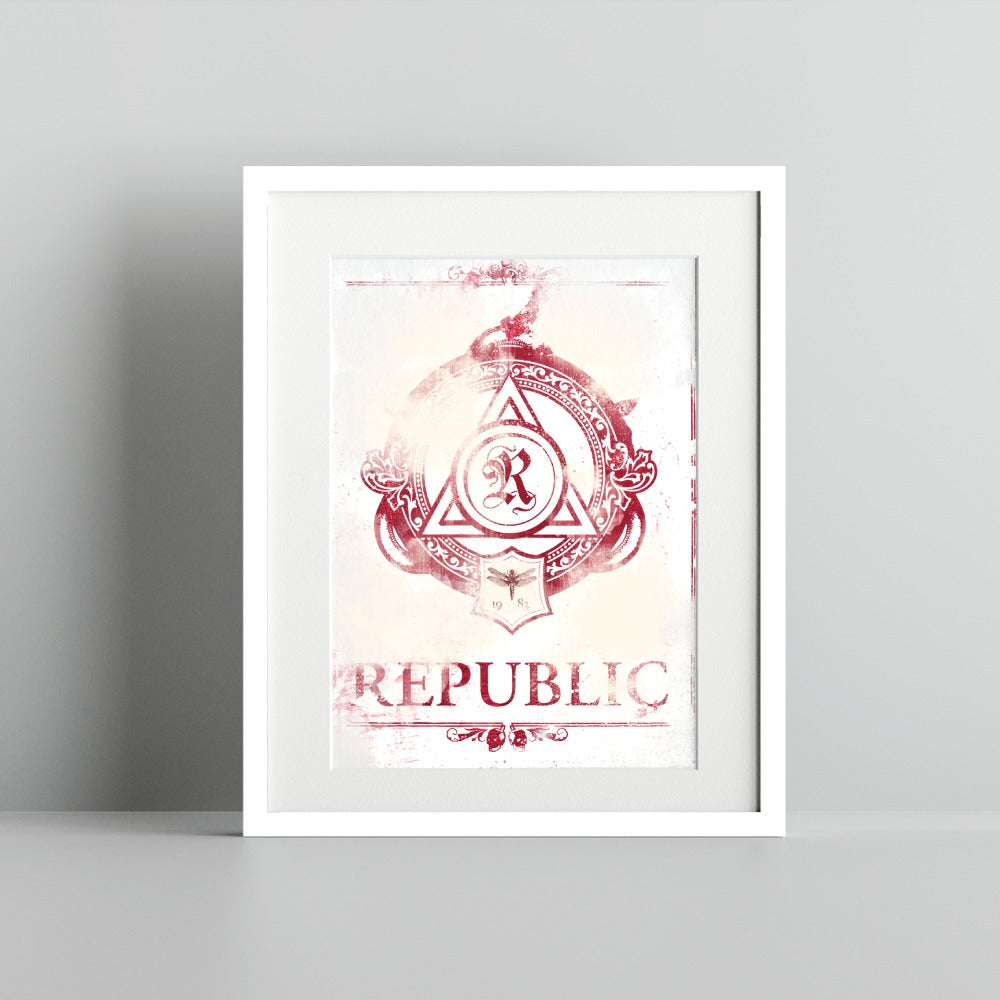 Republic Vintage Artistic Print Wall Decor