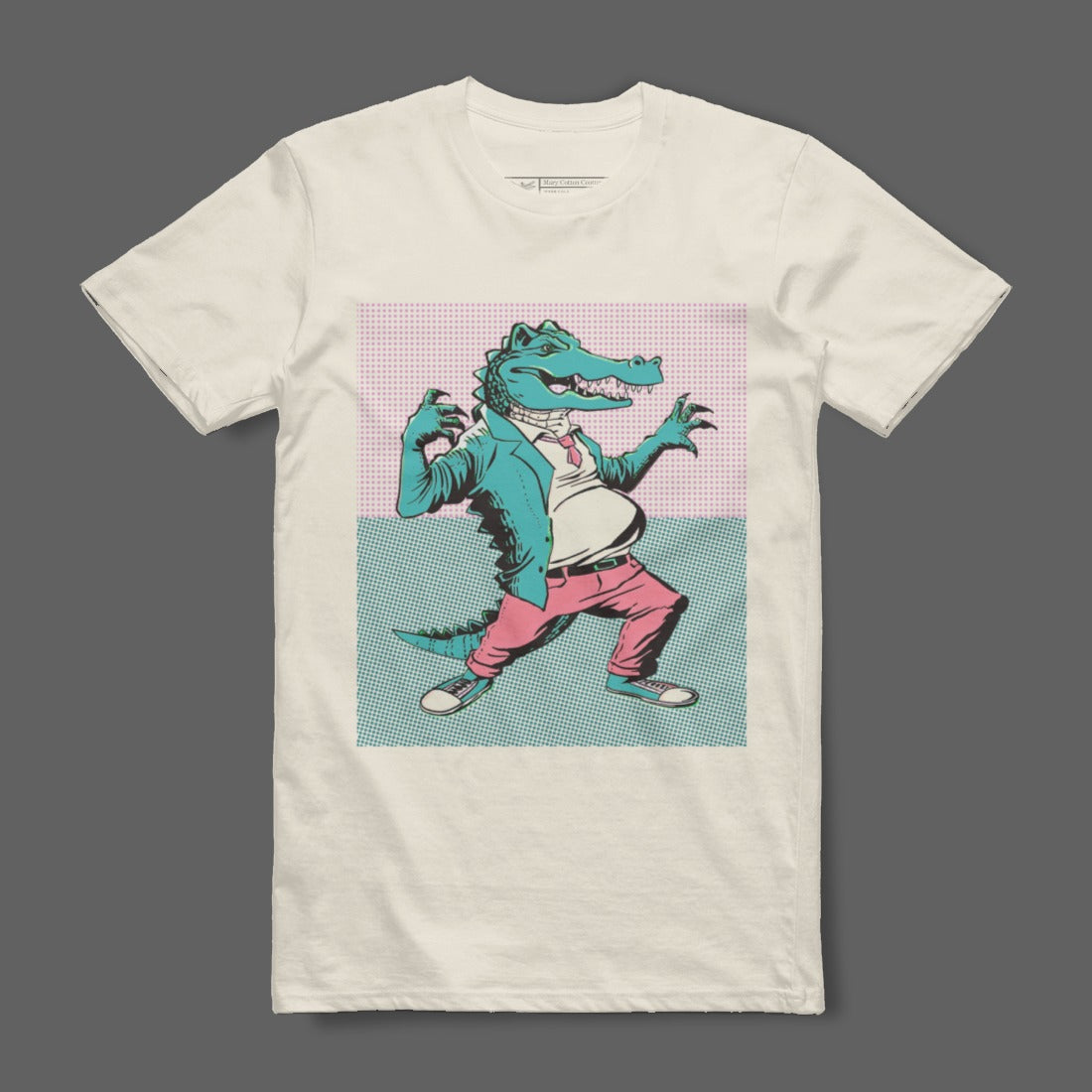 Alligator Character Graphic Novelty T-shirt