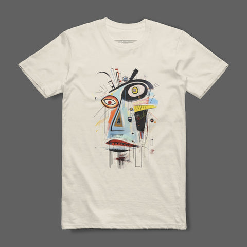Abstract Face Colorful Design T-shirts