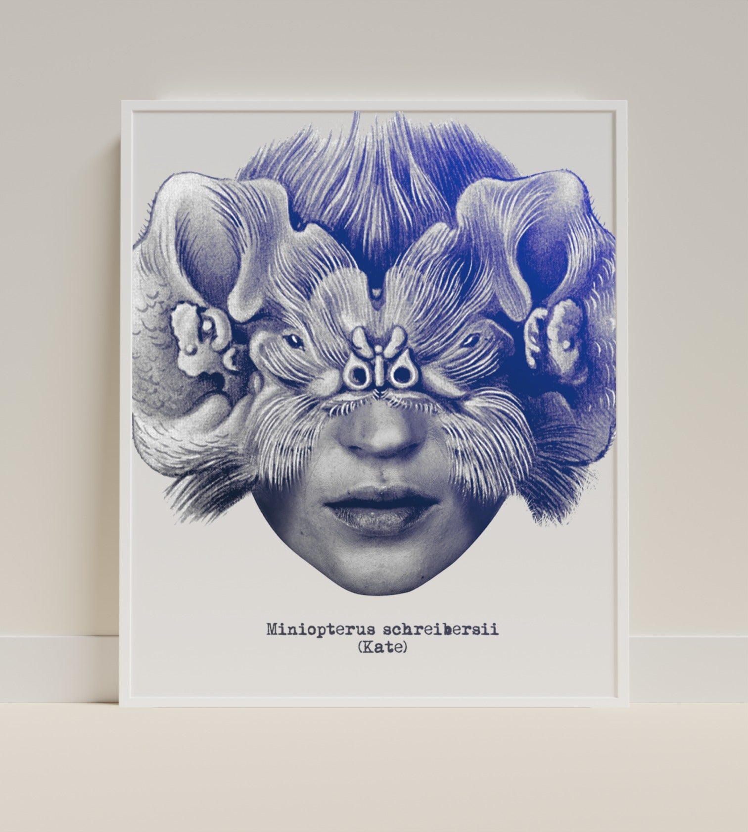 Miniopterus Schreibersii (Kate) Unique Art Print Decor