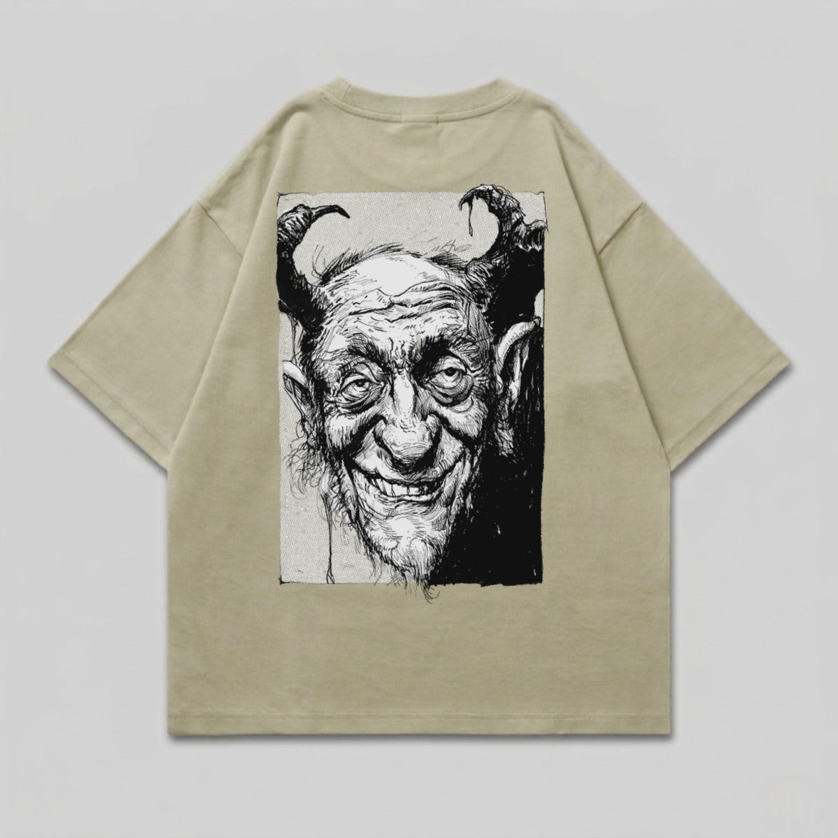 Grinning Horned Demon Face Creepy Evil Smile t-shirt
Devil face
Horned demon
Creepy grin
Evil smile
Horror art
Gothic design
Macabre graphic
Dark illustration
Sketch art
Monster face
Demon apparel
Graphic tee
Unique shirt
Spooky design
Old man face
Fantasy creature
Mythical beast
Distressed look
Tattoo style
Halloween top