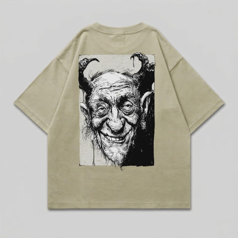 Grinning Horned Demon Face Creepy Evil Smile t-shirt
Devil face
Horned demon
Creepy grin
Evil smile
Horror art
Gothic design
Macabre graphic
Dark illustration
Sketch art
Monster face
Demon apparel
Graphic tee
Unique shirt
Spooky design
Old man face
Fantasy creature
Mythical beast
Distressed look
Tattoo style
Halloween top