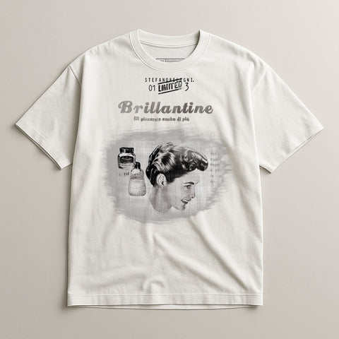 Vintage Brillantine Graphic Print T-Shirt