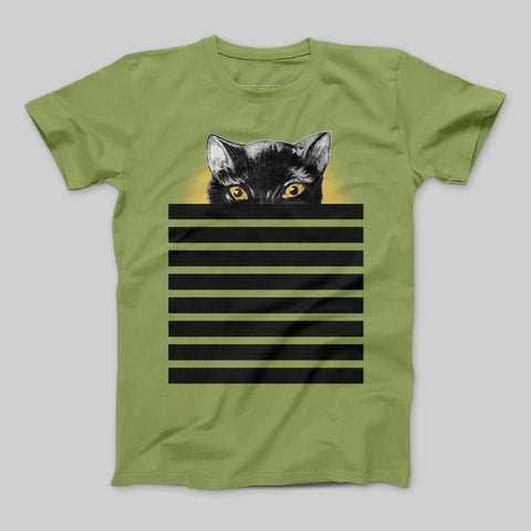T-shirt donna boyfriend Vintage Cat