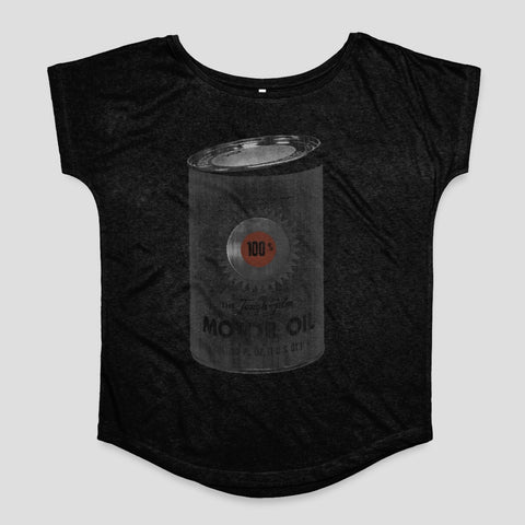 Vintage Motor Oil Can Graphic Short Sleeve Tee