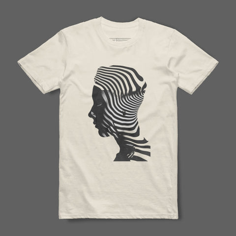Striking Optical Art Silhouette Graphic Tee product