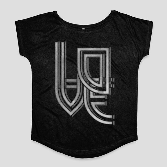 Geometric LOVE Print Casual Women's T-Shirt