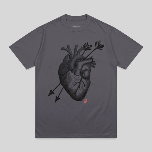 Anatomical Heart Arrows Pierced Dark Graphic product type
