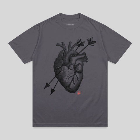 Anatomical Heart Arrows Pierced Dark Graphic product type