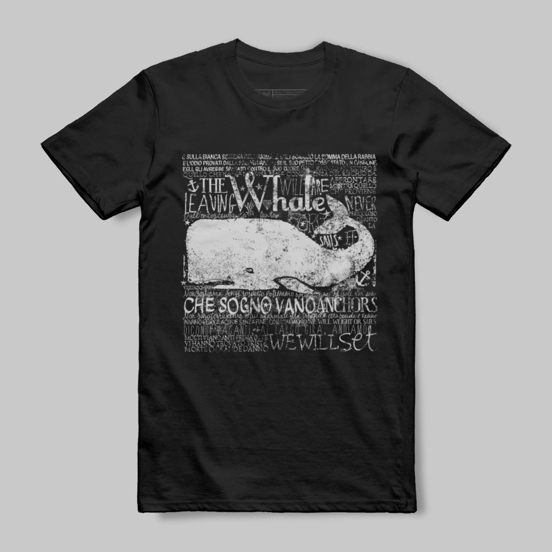 Unique Whale Graphic Men's T-Shirt Casual Design