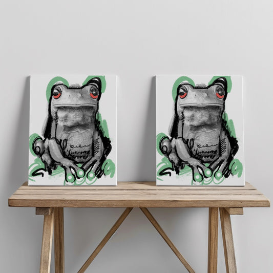 Quadro canvas greenfrog