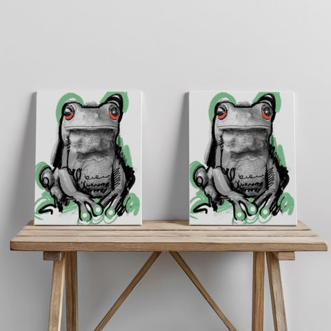 Quadro canvas greenfrog