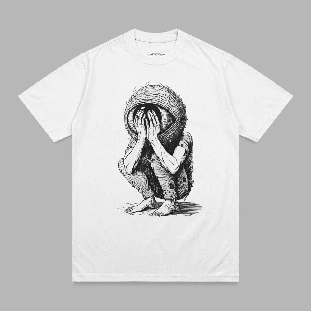 Giant Eye Creature Hiding Face Unique Design product type