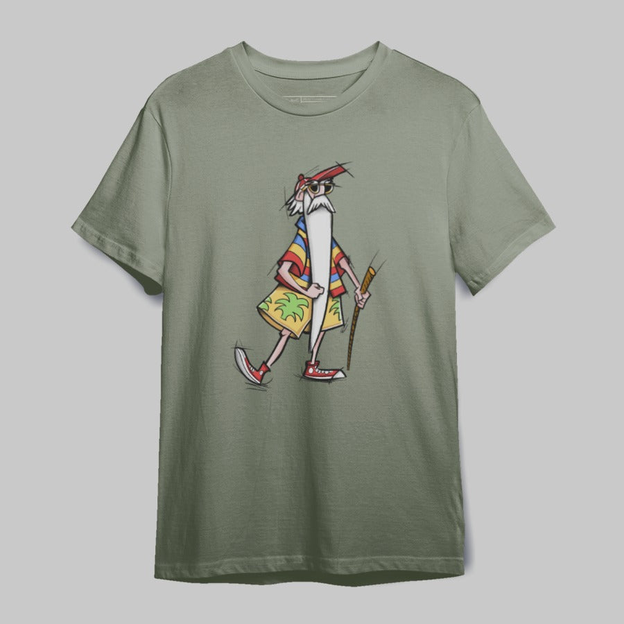 Cool Grandpa Holiday Vibe Graphic T-shirt