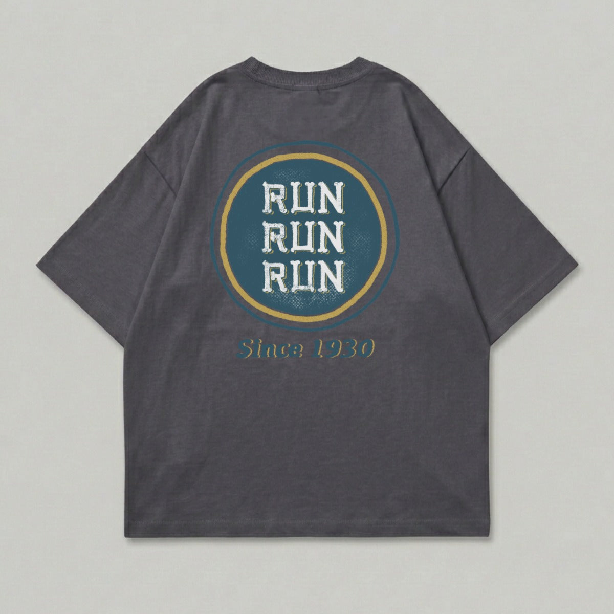 Dark Gray RUN RUN RUN Since 1930 T-Shirt product type