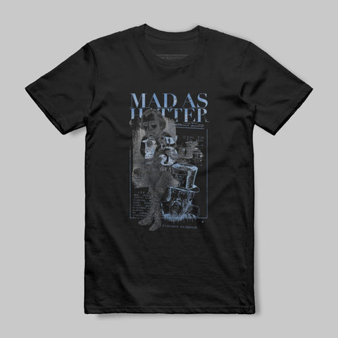 Mad As A Hatter Printed Short Sleeve T-Shirt