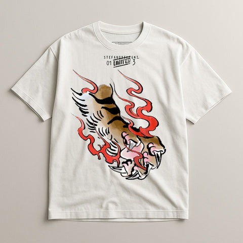 Bold Tiger Claw Design Graphic T-Shirt for a Unique Look