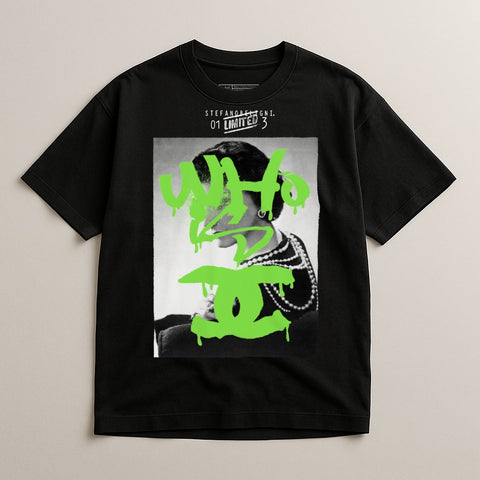 Urban Graphic Tee with Bold Green Design