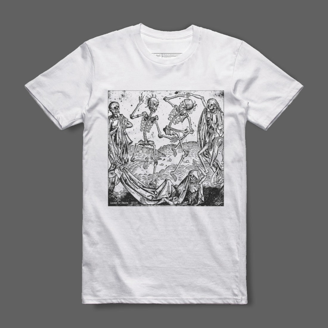 Dancing Skeletons Art Printed T-shirt